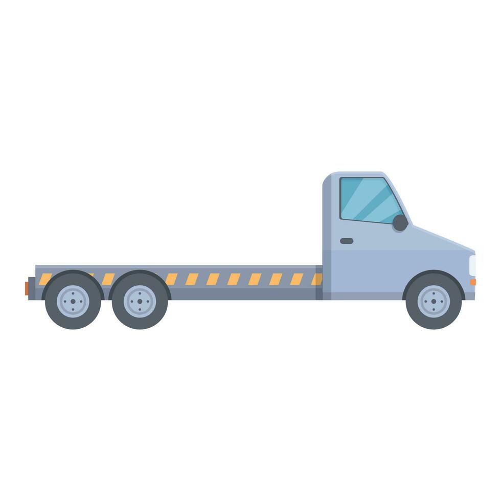 Tow truck utility icon cartoon vector. Repair help salvage vector