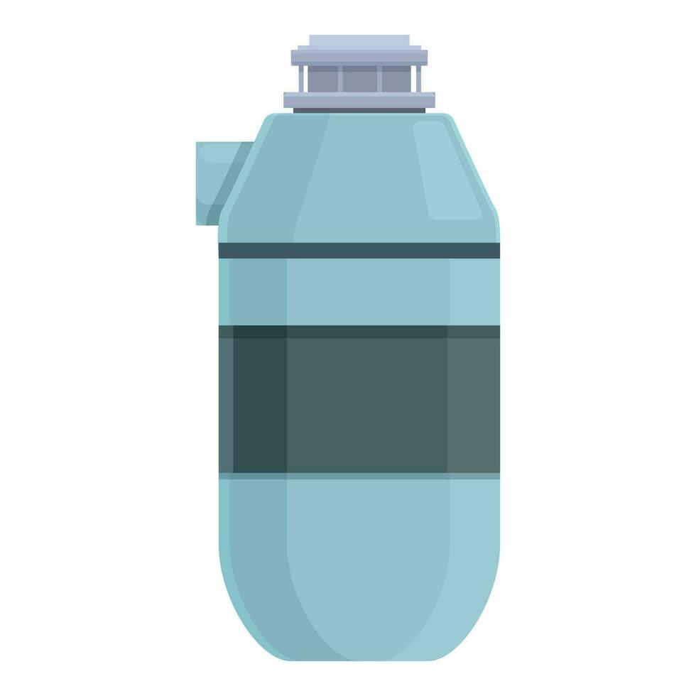 Food waste disposer wash icon cartoon vector. Paper container vector