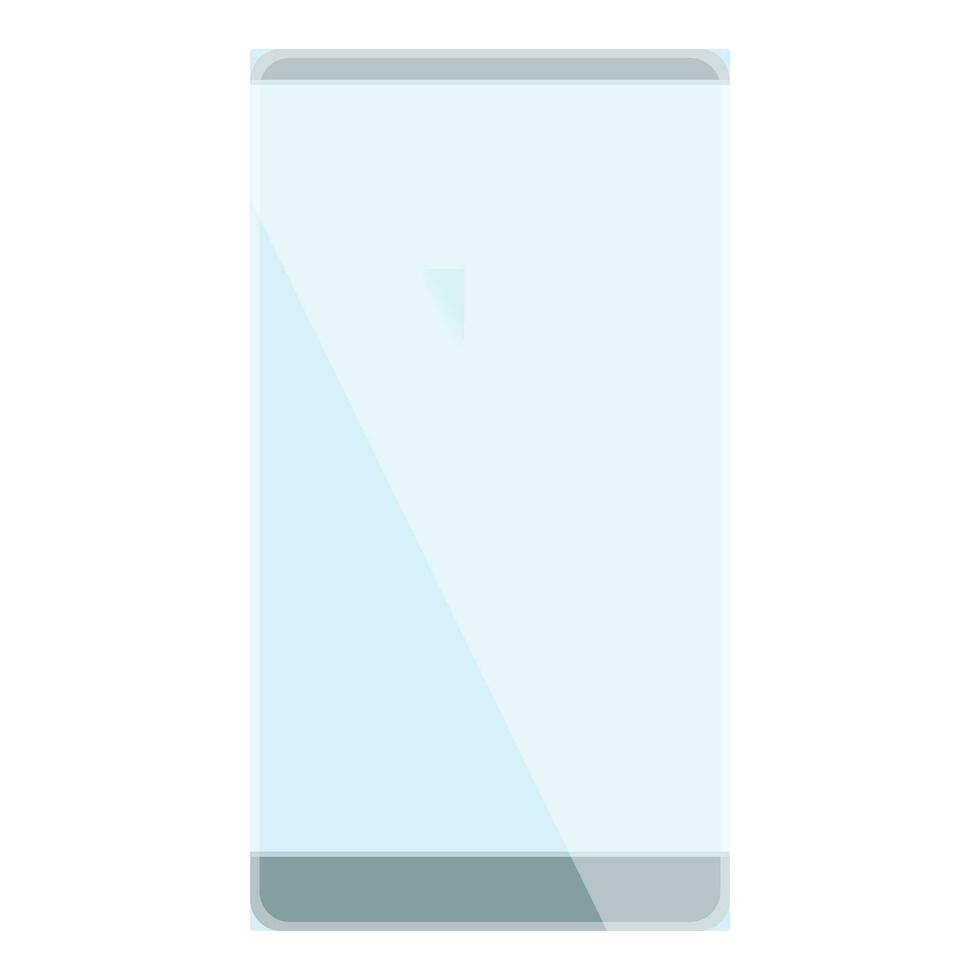 Glass display screen icon cartoon vector. Break technology vector