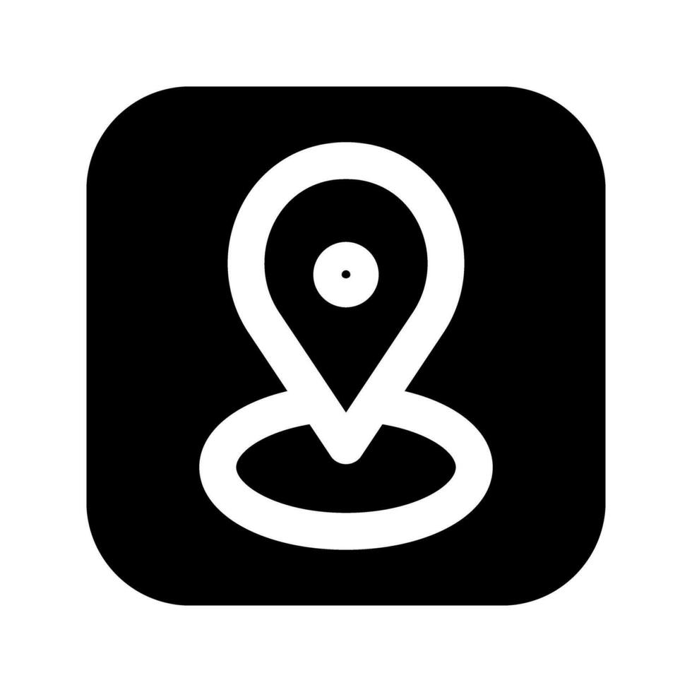 Location icon on a white background. Vector illustration. Eps 10.
