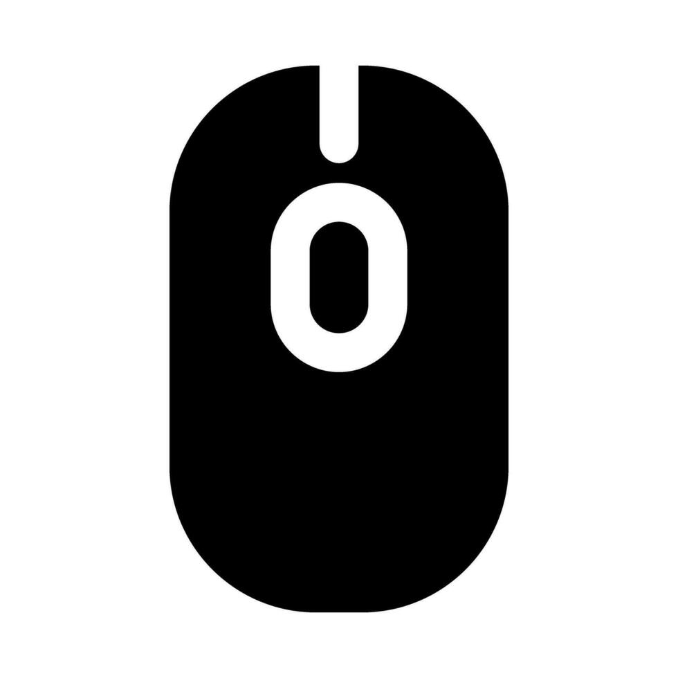 Computer mouse icon vector. A flat illustration on a white background. vector