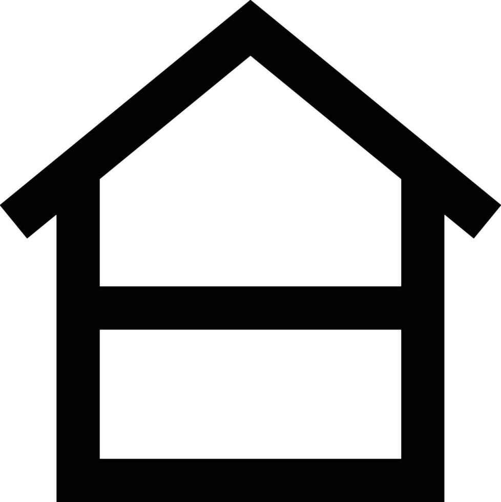 Home outline icon symbol vector image. Illustration of the house real estate graphic property design image