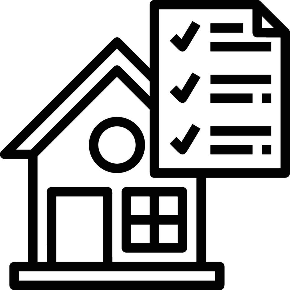 Home outline icon symbol vector image. Illustration of the house real estate graphic property design image