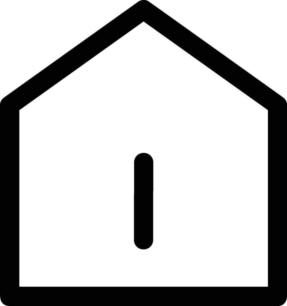 Home outline icon symbol vector image. Illustration of the house real estate graphic property design imagev