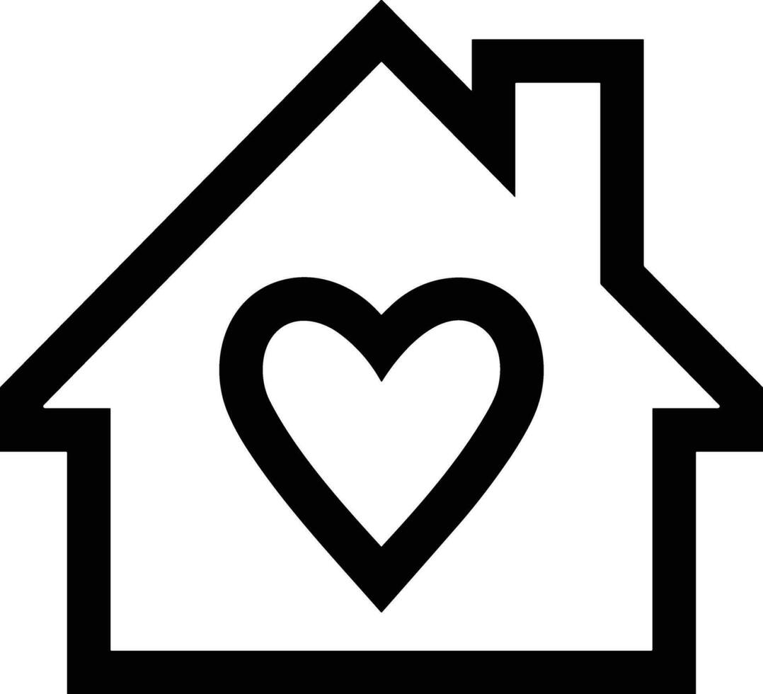 Home outline icon symbol vector image. Illustration of the house real estate graphic property design image