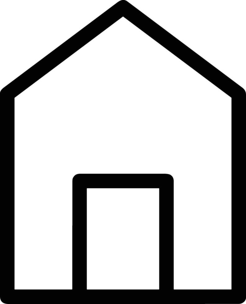 Home outline icon symbol vector image. Illustration of the house real estate graphic property design image