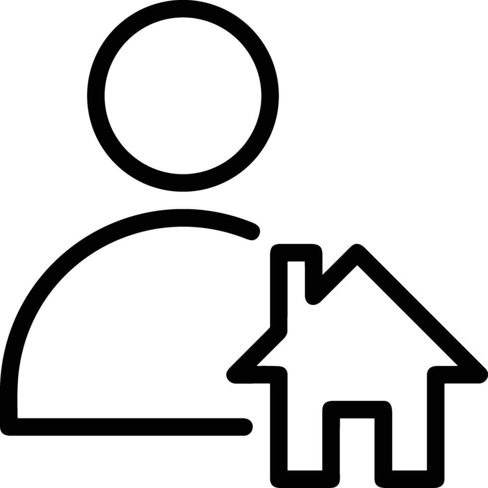 Home outline icon symbol vector image. Illustration of the house real estate graphic property design image