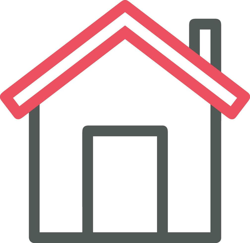 Home outline icon symbol vector image. Illustration of the house real estate graphic property design image