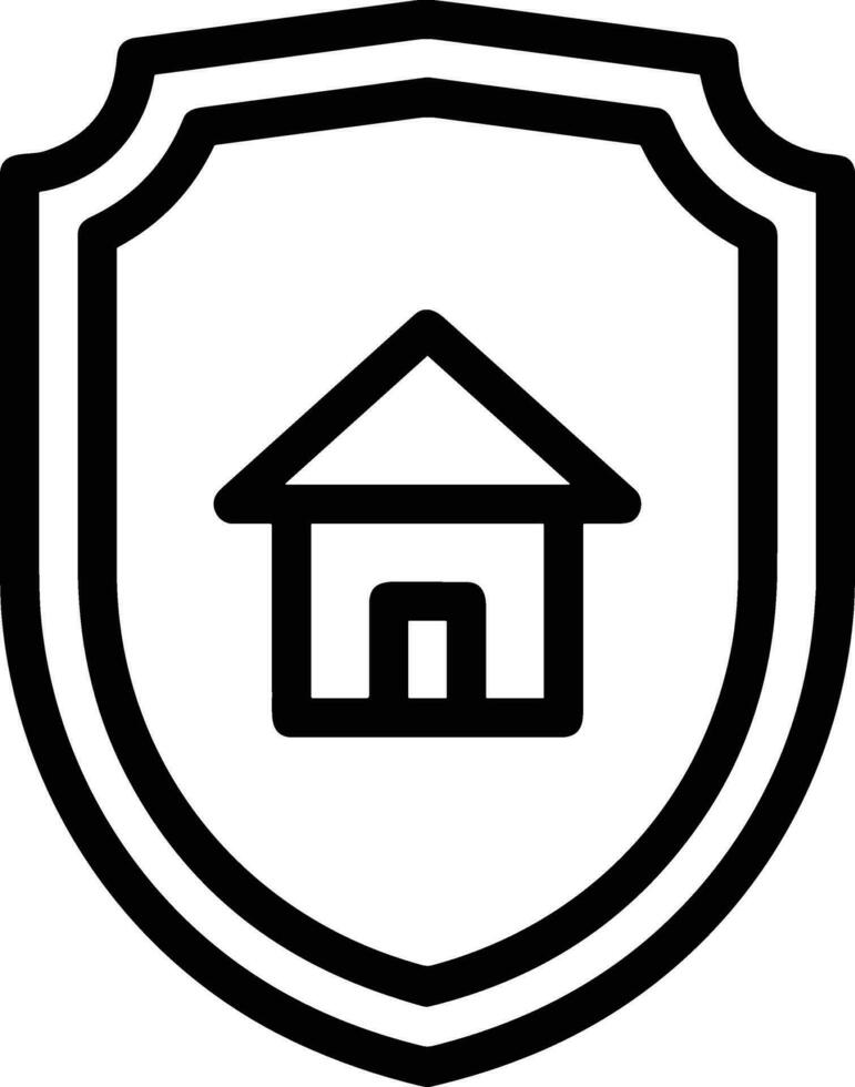 Home outline icon symbol vector image. Illustration of the house real estate graphic property design image