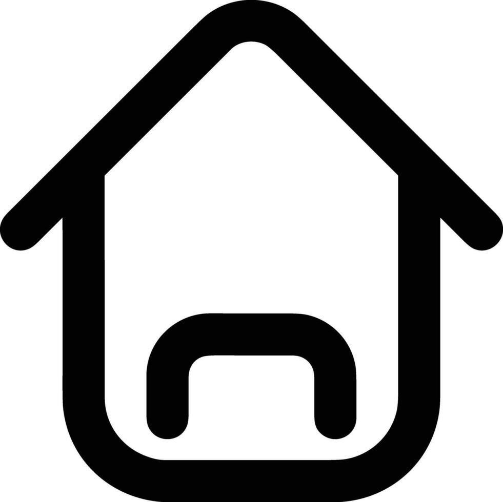 Home outline icon symbol vector image. Illustration of the house real estate graphic property design image