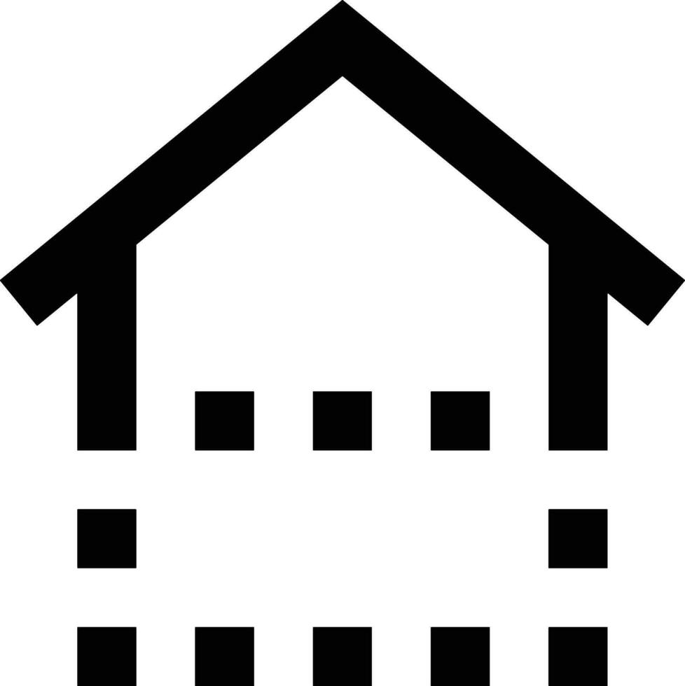 Home outline icon symbol vector image. Illustration of the house real estate graphic property design image