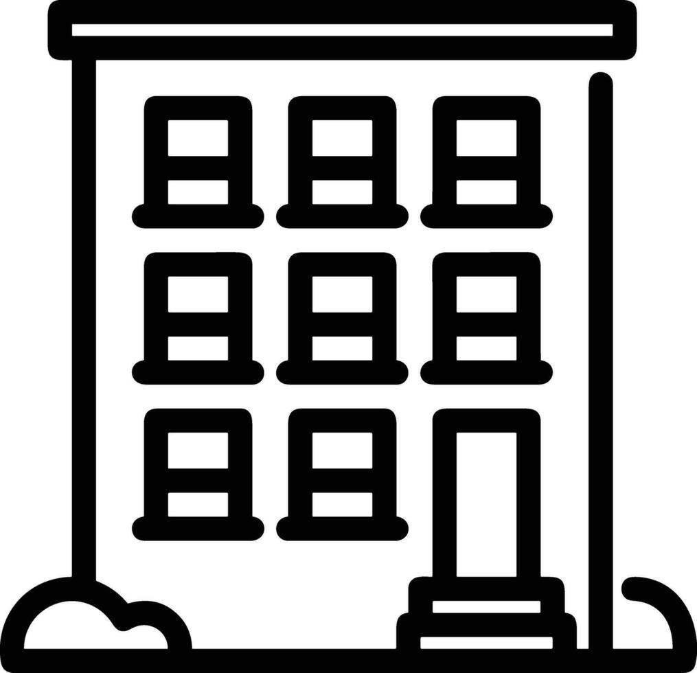 Home outline icon symbol vector image. Illustration of the house real estate graphic property design image