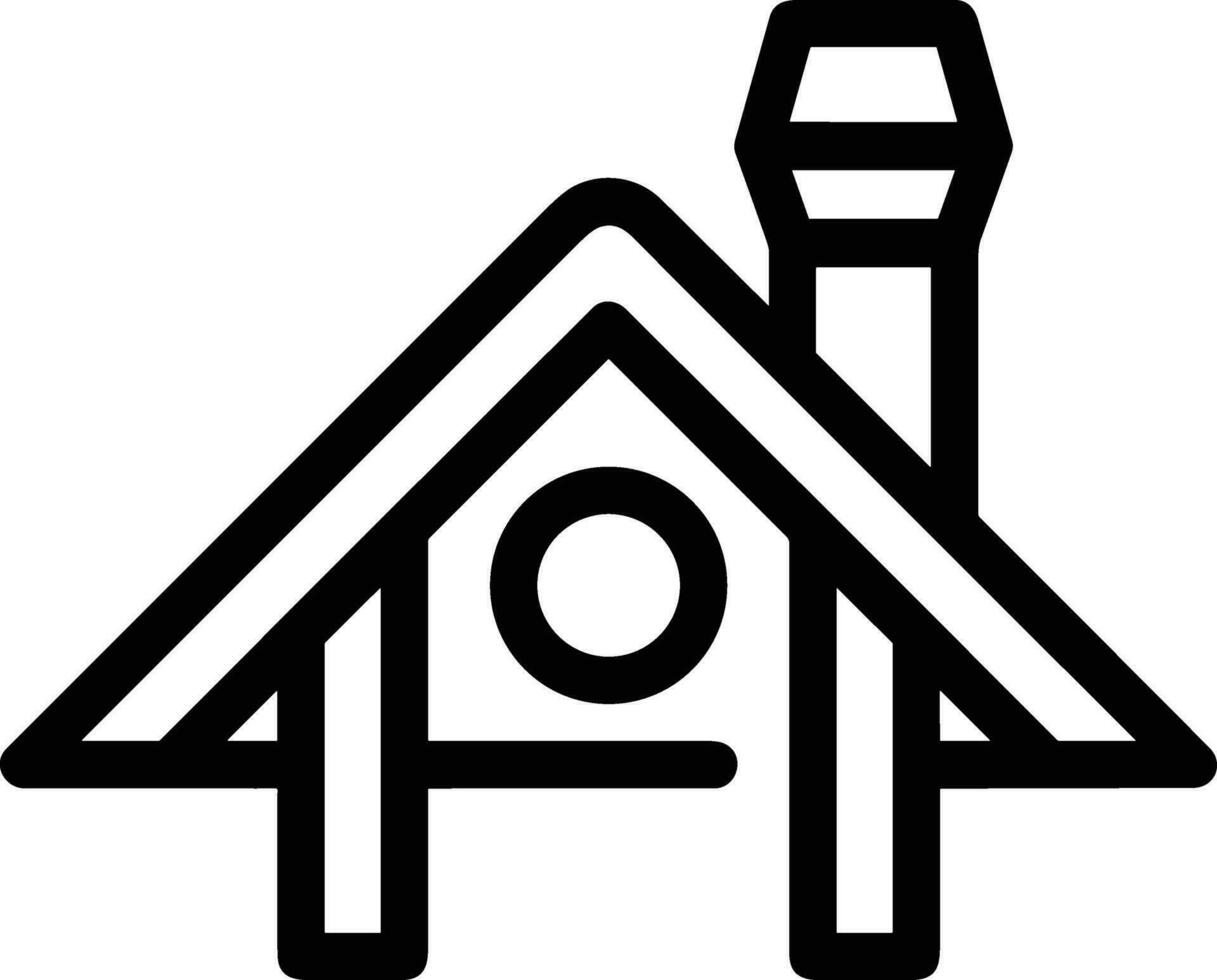 Home outline icon symbol vector image. Illustration of the house real estate graphic property design image