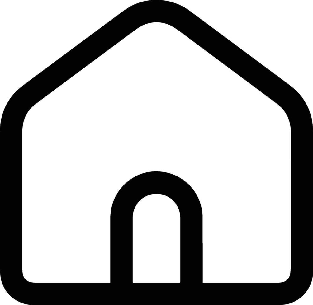 Home outline icon symbol vector image. Illustration of the house real estate graphic property design image