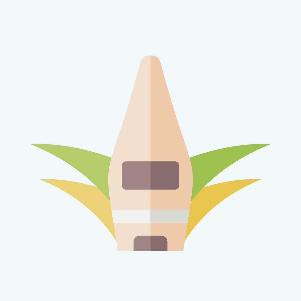 Icon Aloe Vera Gel. related to Cosmetic symbol. flat style. simple design editable. simple illustration vector