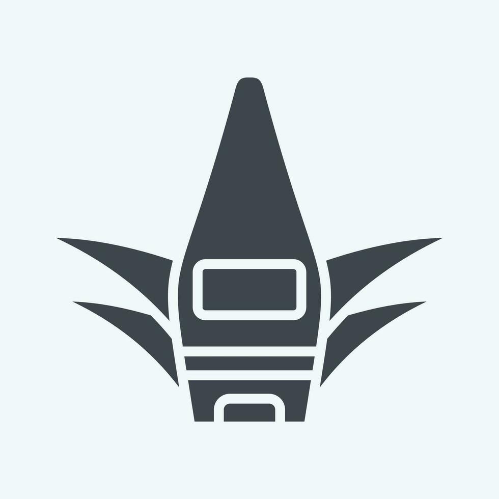 Icon Aloe Vera Gel. related to Cosmetic symbol. glyph style. simple design editable. simple illustration vector