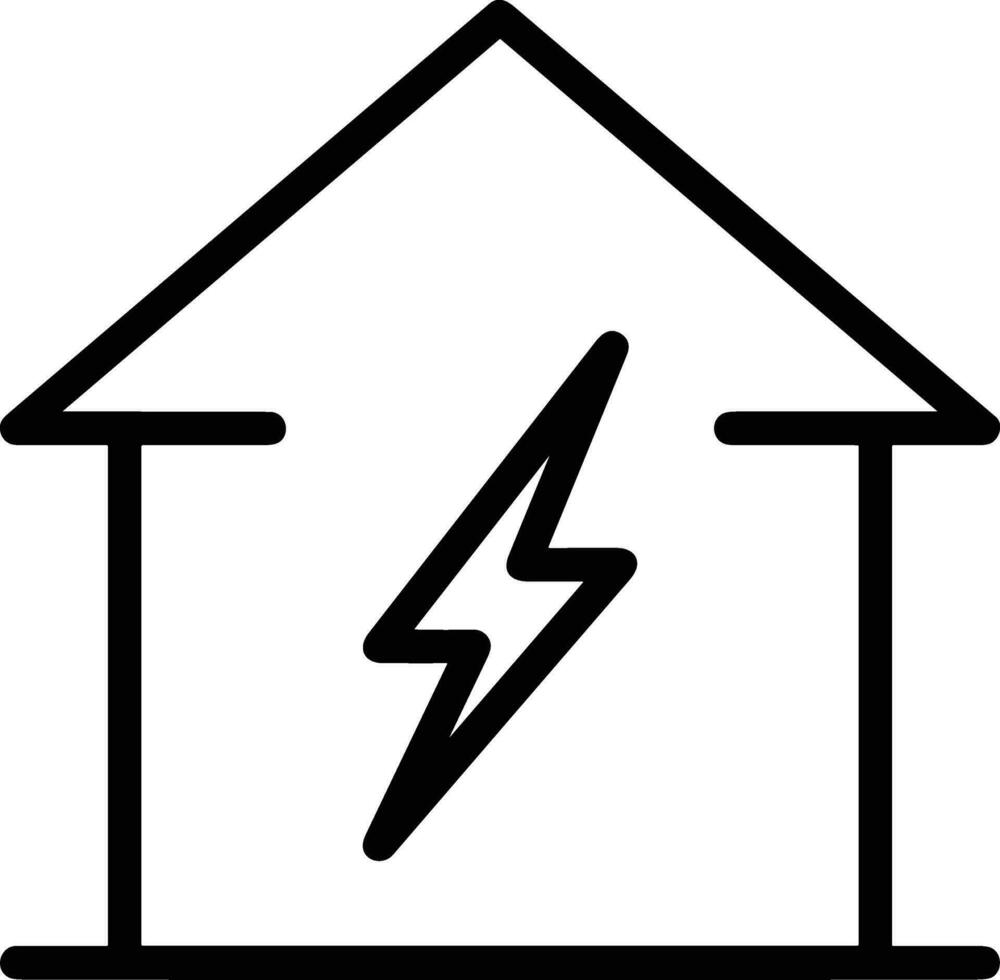 Home outline icon symbol vector image. Illustration of the house real estate graphic property design image