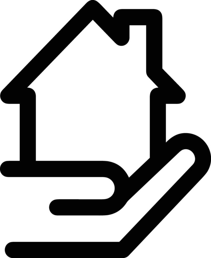 Home outline icon symbol vector image. Illustration of the house real estate graphic property design image