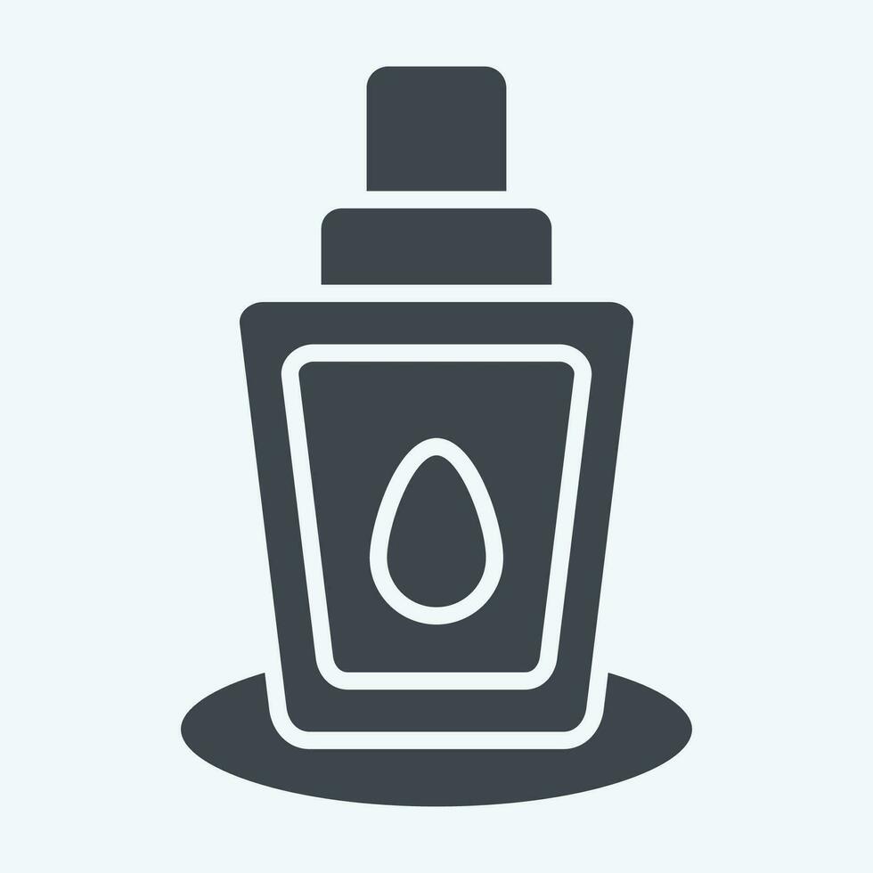 Icon Mineral Spray. related to Cosmetic symbol. glyph style. simple design editable. simple illustration vector