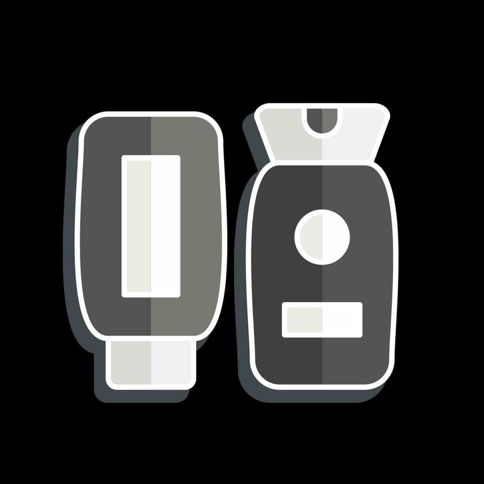 Icon Lotion. related to Cosmetic symbol. glossy style. simple design editable. simple illustration vector