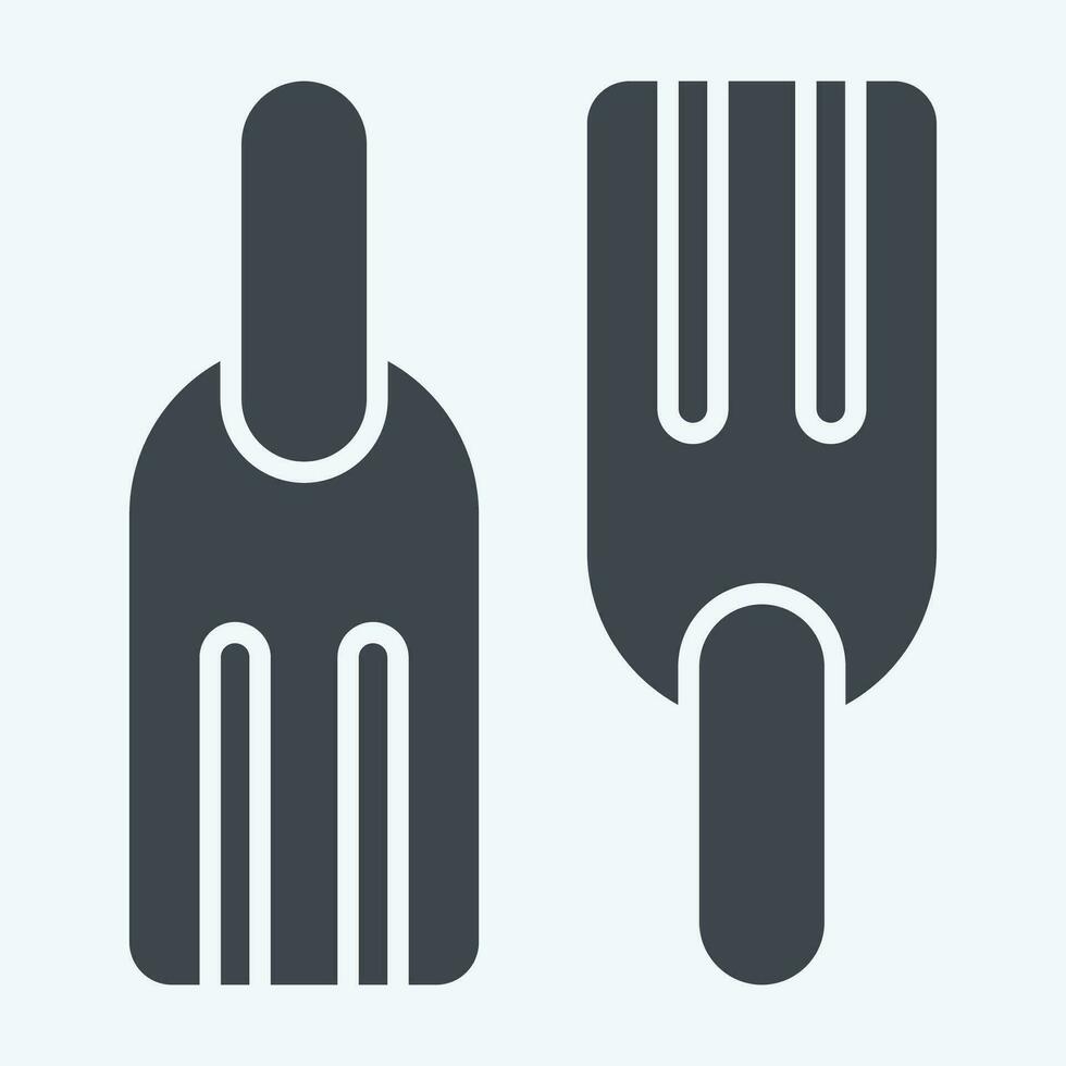 Icon Diving. related to Sea symbol. glyph style. simple design editable. simple illustration vector