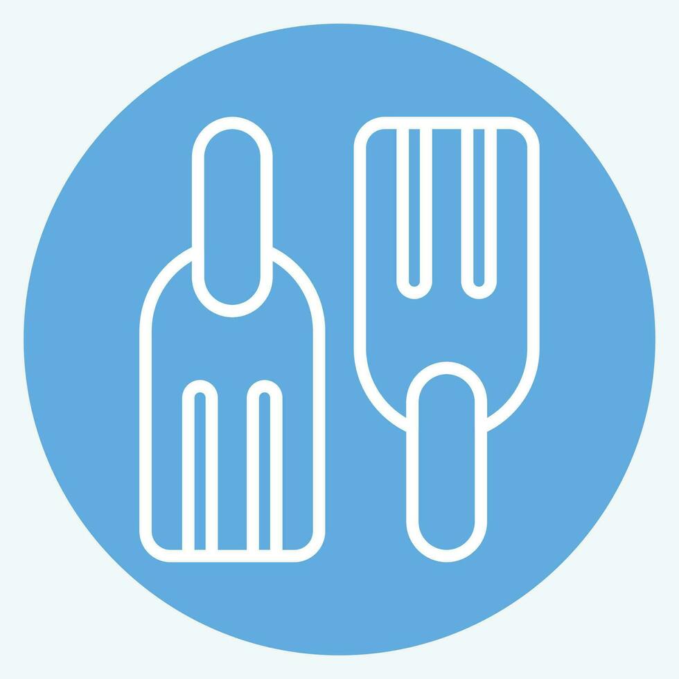 Icon Diving. related to Sea symbol. blue eyes style. simple design editable. simple illustration vector