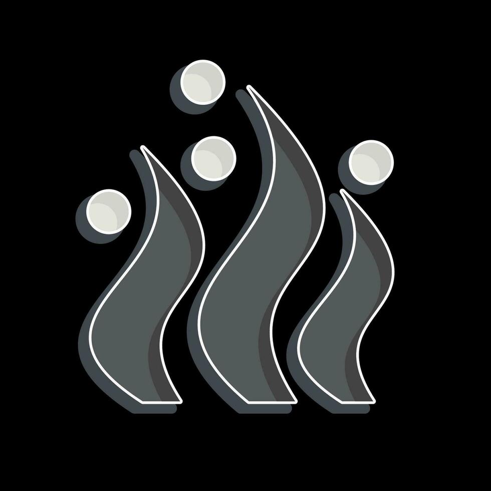 Icon Seaweed. related to Sea symbol. glossy style. simple design editable. simple illustration vector