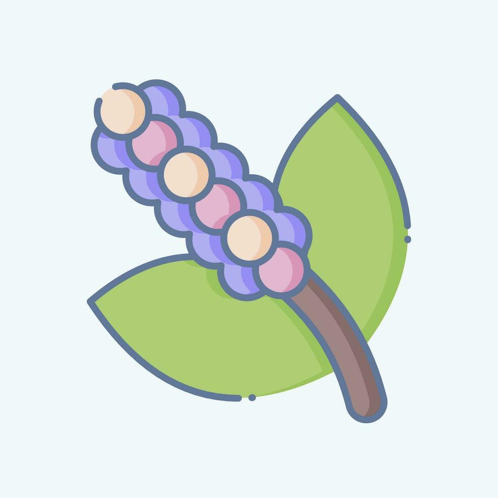 Icon Poisonous. related to Poison symbol. doodle style. simple design editable. simple illustration vector