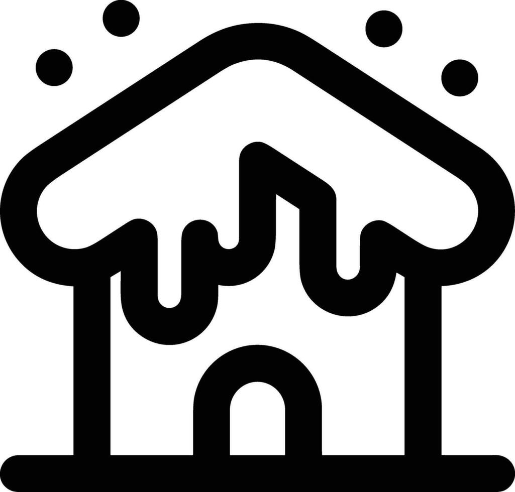 Home outline icon symbol vector image. Illustration of the house real estate graphic property design image