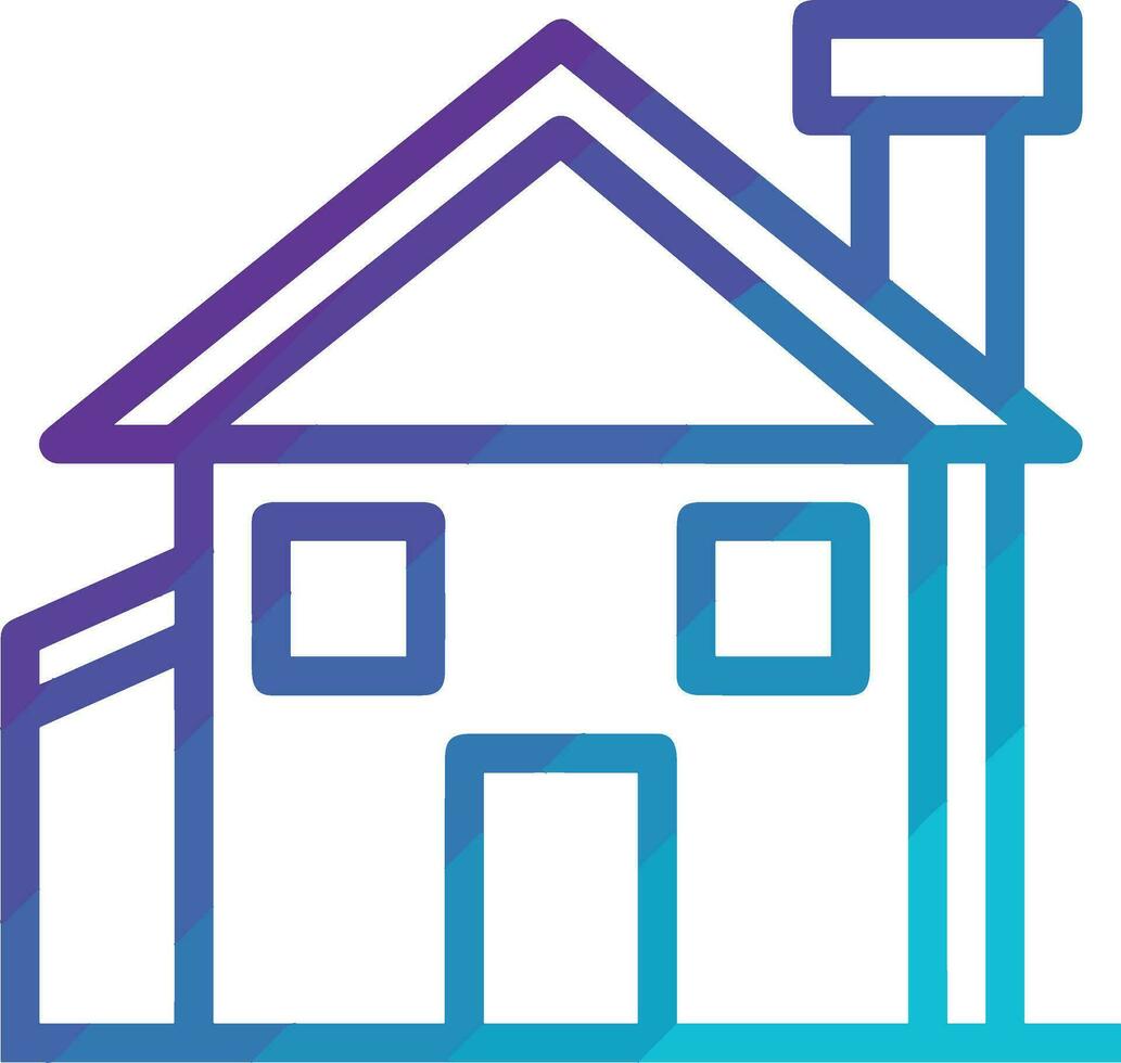 Home outline icon symbol vector image. Illustration of the house real estate graphic property design image