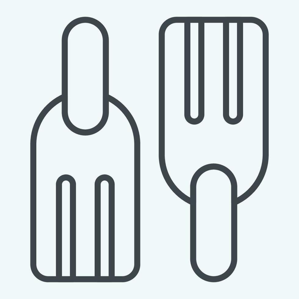 Icon Diving. related to Sea symbol. line style. simple design editable. simple illustration vector