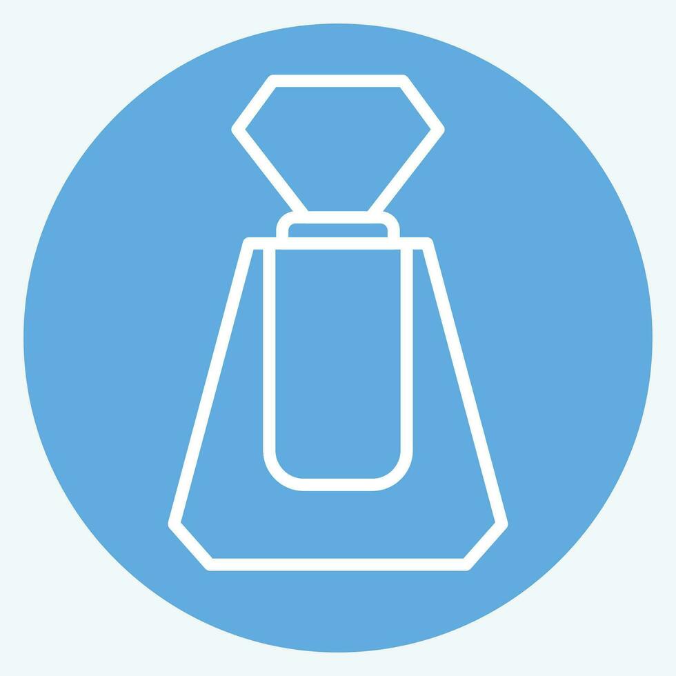 Icon Perfume. related to Cosmetic symbol. blue eyes style. simple design editable. simple illustration vector