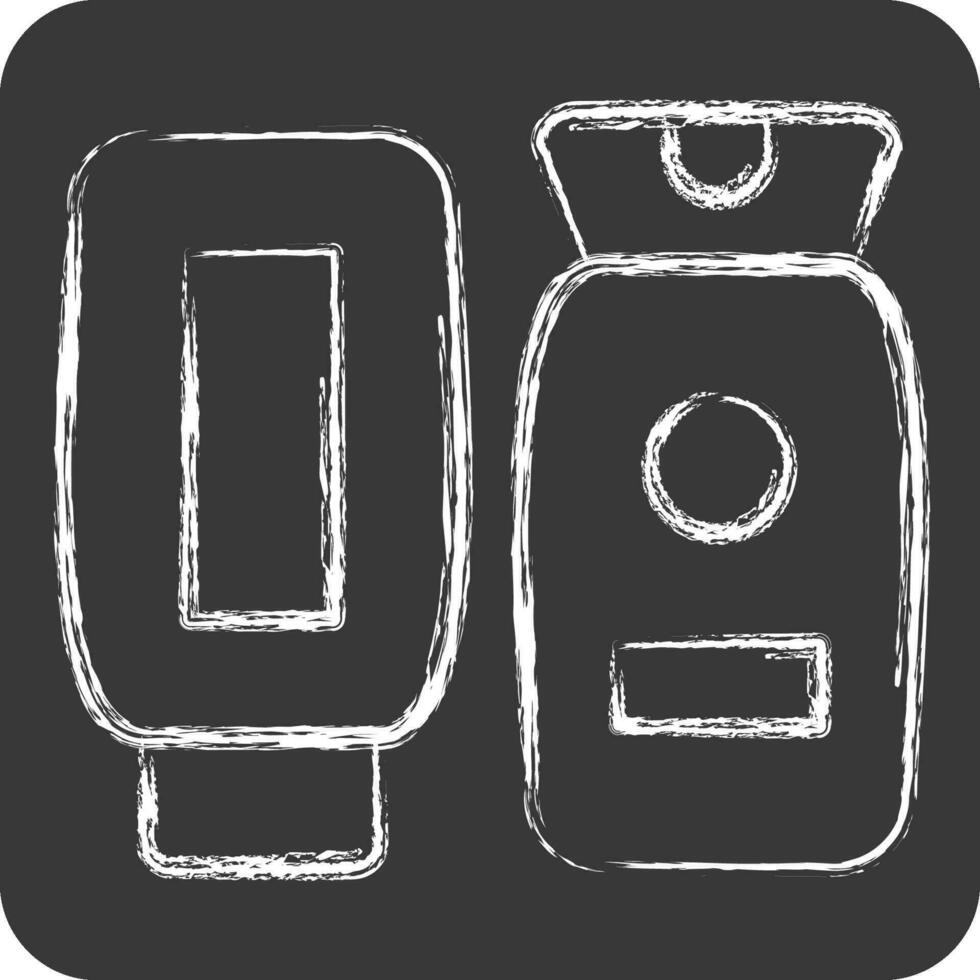 Icon Lotion. related to Cosmetic symbol. chalk Style. simple design editable. simple illustration vector