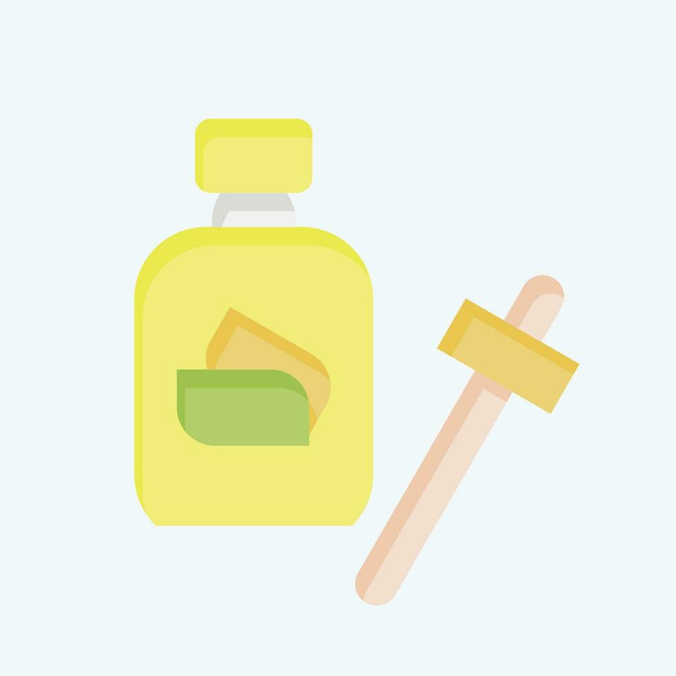 Icon Serum. related to Cosmetic symbol. flat style. simple design editable. simple illustration vector