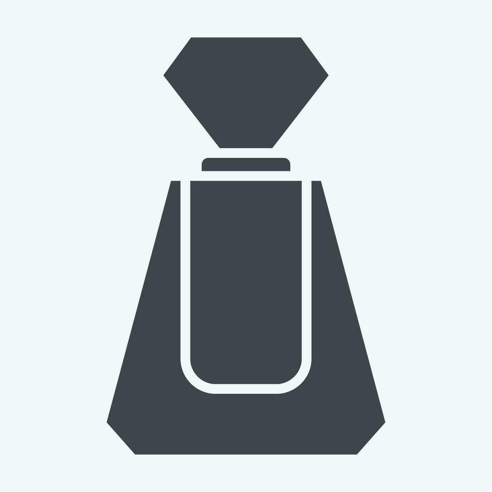 Icon Perfume. related to Cosmetic symbol. glyph style. simple design editable. simple illustration vector