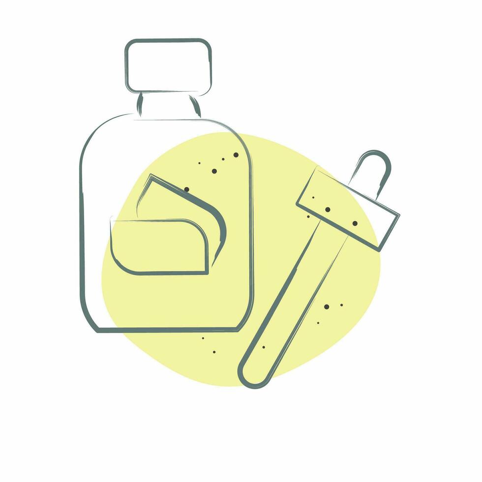 Icon Serum. related to Cosmetic symbol. Color Spot Style. simple design editable. simple illustration vector