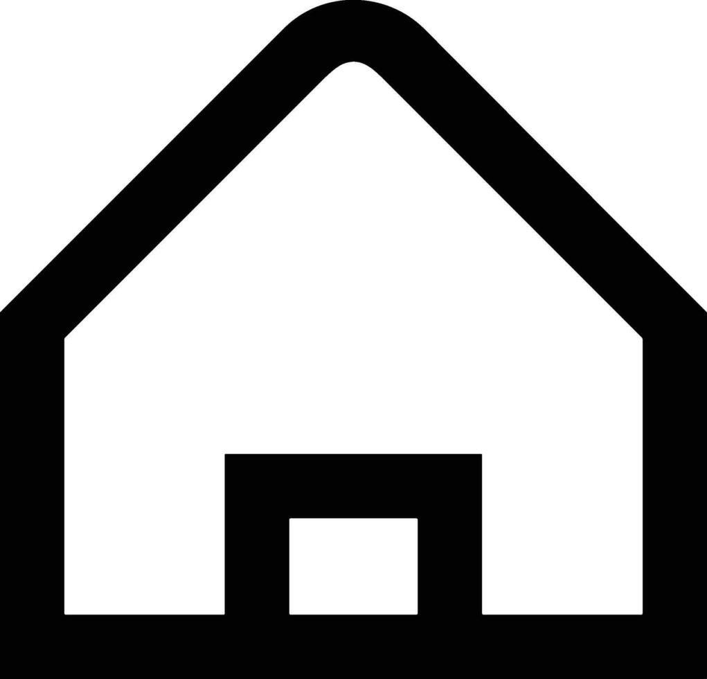 Home outline icon symbol vector image. Illustration of the house real estate graphic property design image