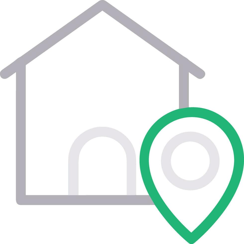 Home outline icon symbol vector image. Illustration of the house real estate graphic property design image