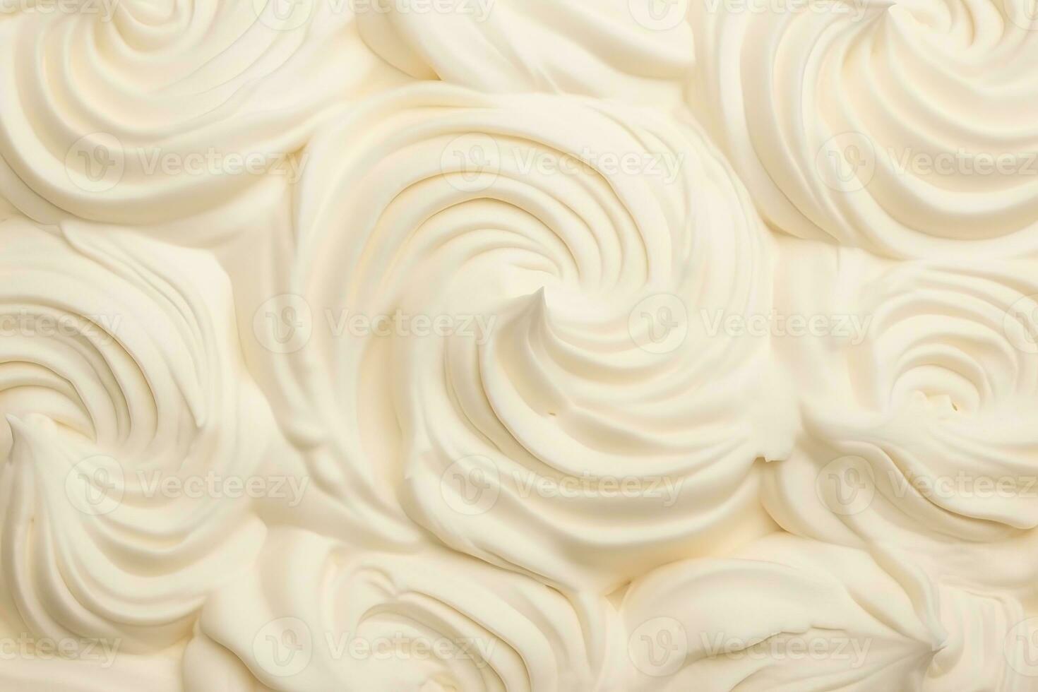 AI generated a close up of a cake with white frosting photo