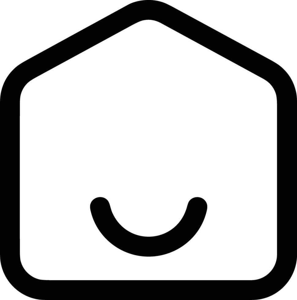 Home outline icon symbol vector image. Illustration of the house real estate graphic property design image