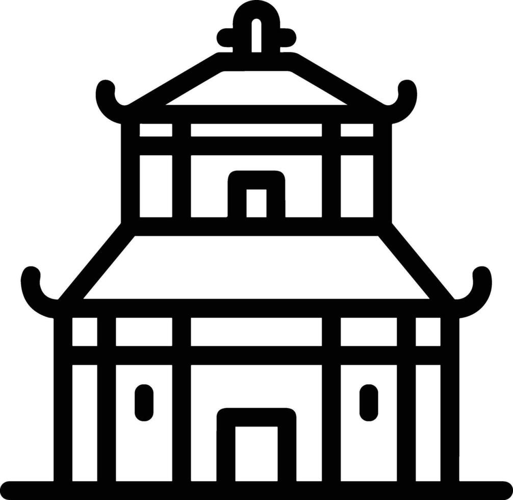 Home outline icon symbol vector image. Illustration of the house real estate graphic property design image