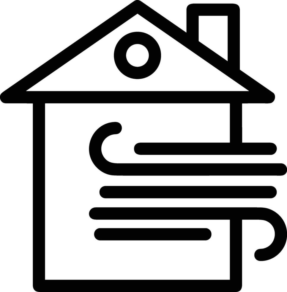Home outline icon symbol vector image. Illustration of the house real estate graphic property design image