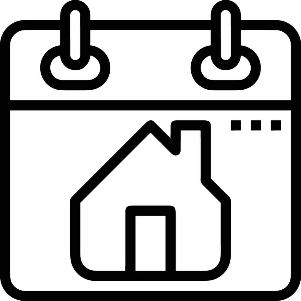 Home outline icon symbol vector image. Illustration of the house real estate graphic property design image