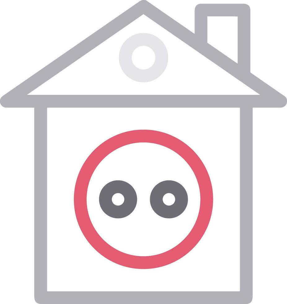 Home outline icon symbol vector image. Illustration of the house real estate graphic property design image