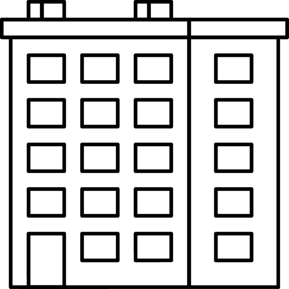 Home outline icon symbol vector image. Illustration of the house real estate graphic property design image