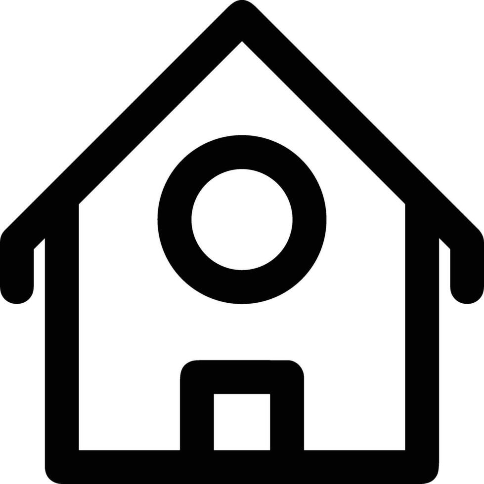 Home outline icon symbol vector image. Illustration of the house real estate graphic property design image
