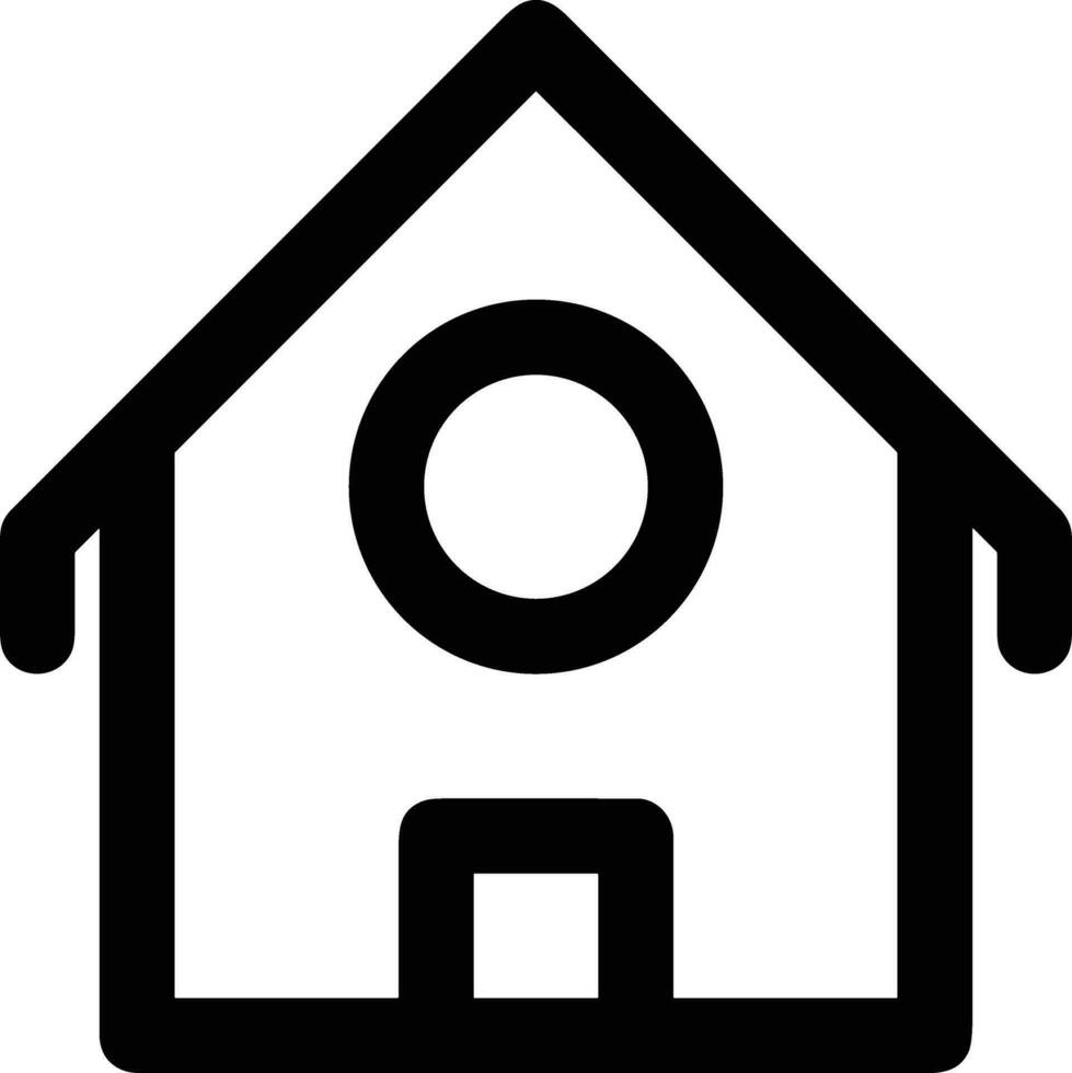 Home outline icon symbol vector image. Illustration of the house real estate graphic property design image