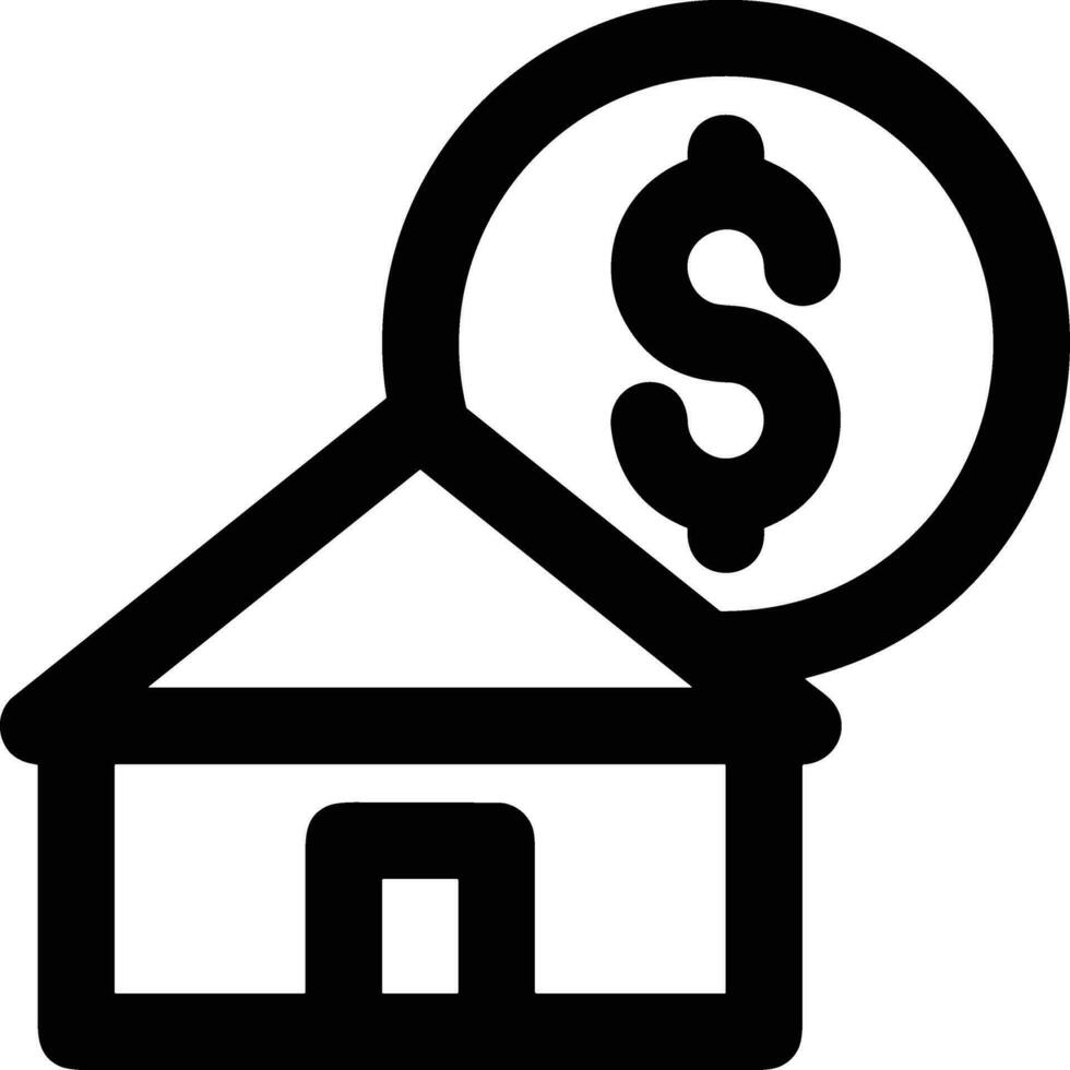 Home outline icon symbol vector image. Illustration of the house real estate graphic property design image