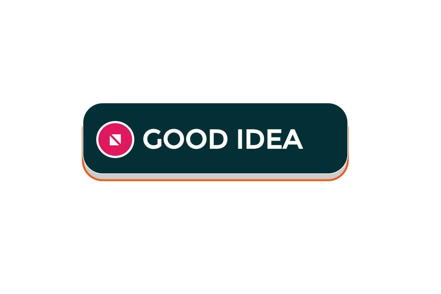 new good idea website, click button, level, sign, speech, bubble  banner, vector