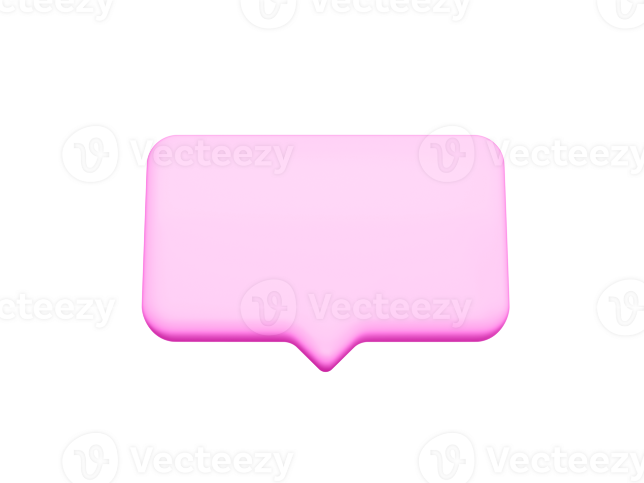 3d Simple Soft Pink Color Text Box Icon 3d Simple Chat Box Icon, 3d ...